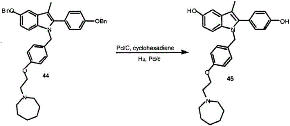 Efficient preparation method of bazedoxifene