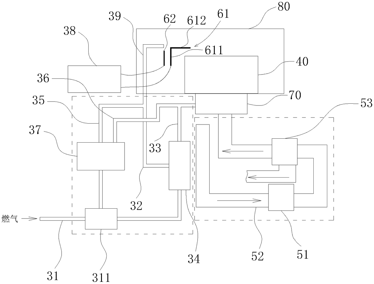 Wind and gas control system for fuel gas stove