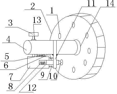 Tire deceleration braking device