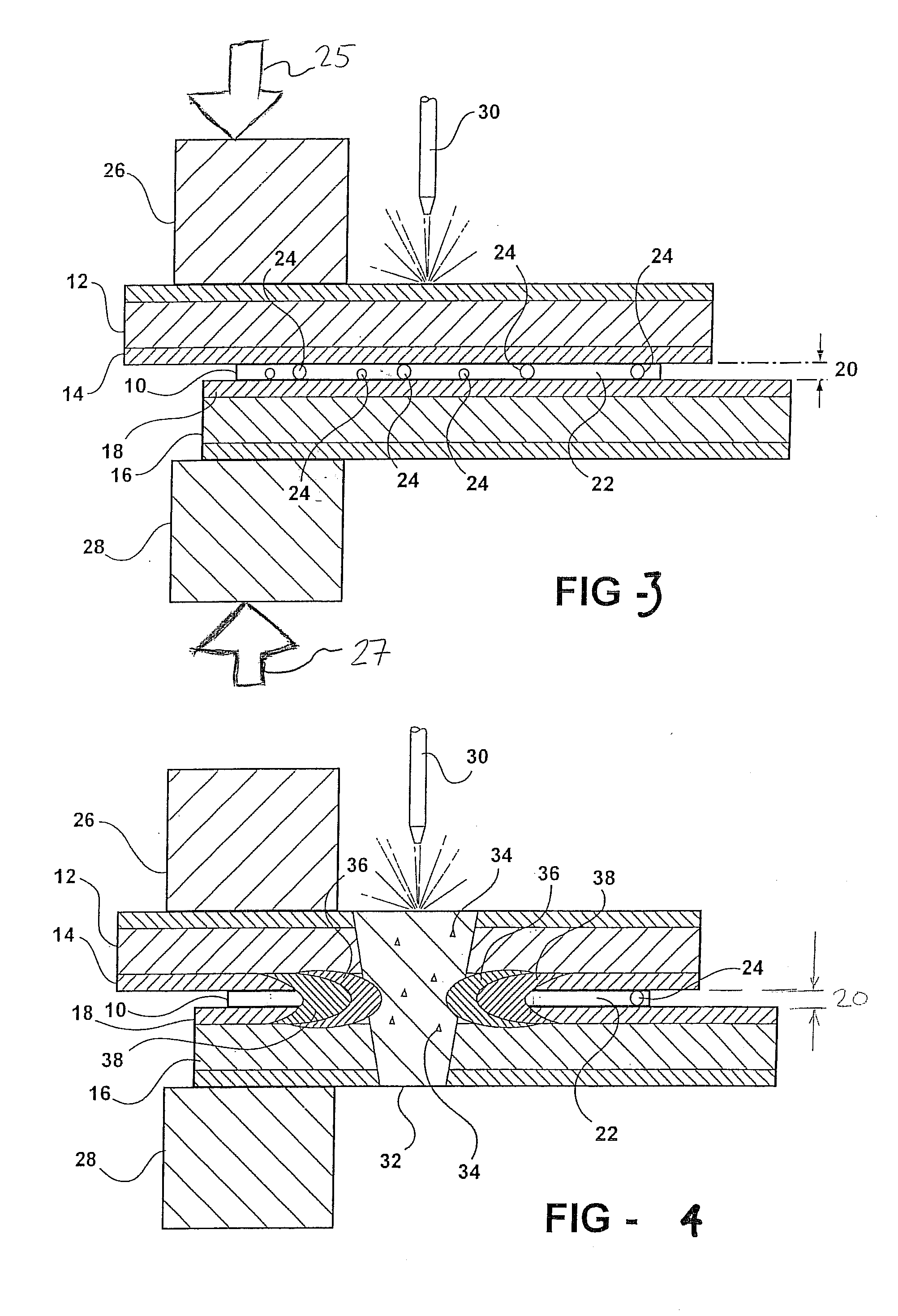 Interface suspension for alloy based laser welding