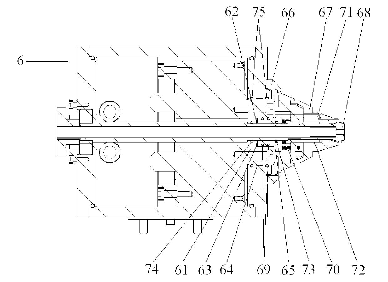 Continuous automatic tool machining device