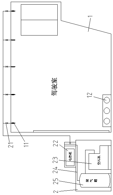 Micro-positive pressure dust isolation system