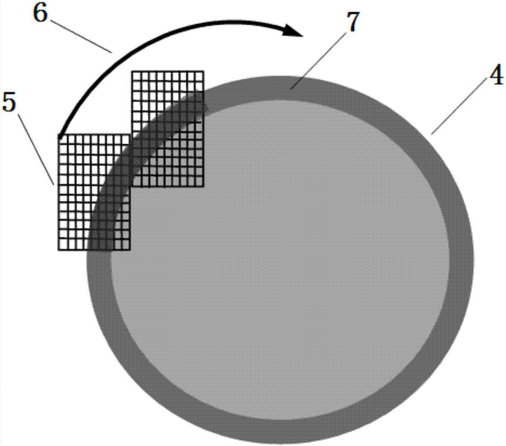 Rapid edge exposure method of maskless laser direct writing photolithography equipment