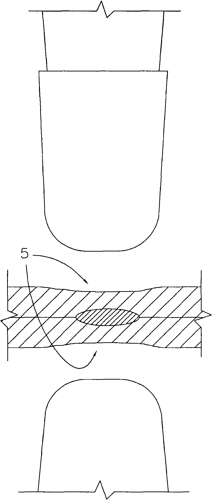 System for and method of projection weld-bonding workpieces