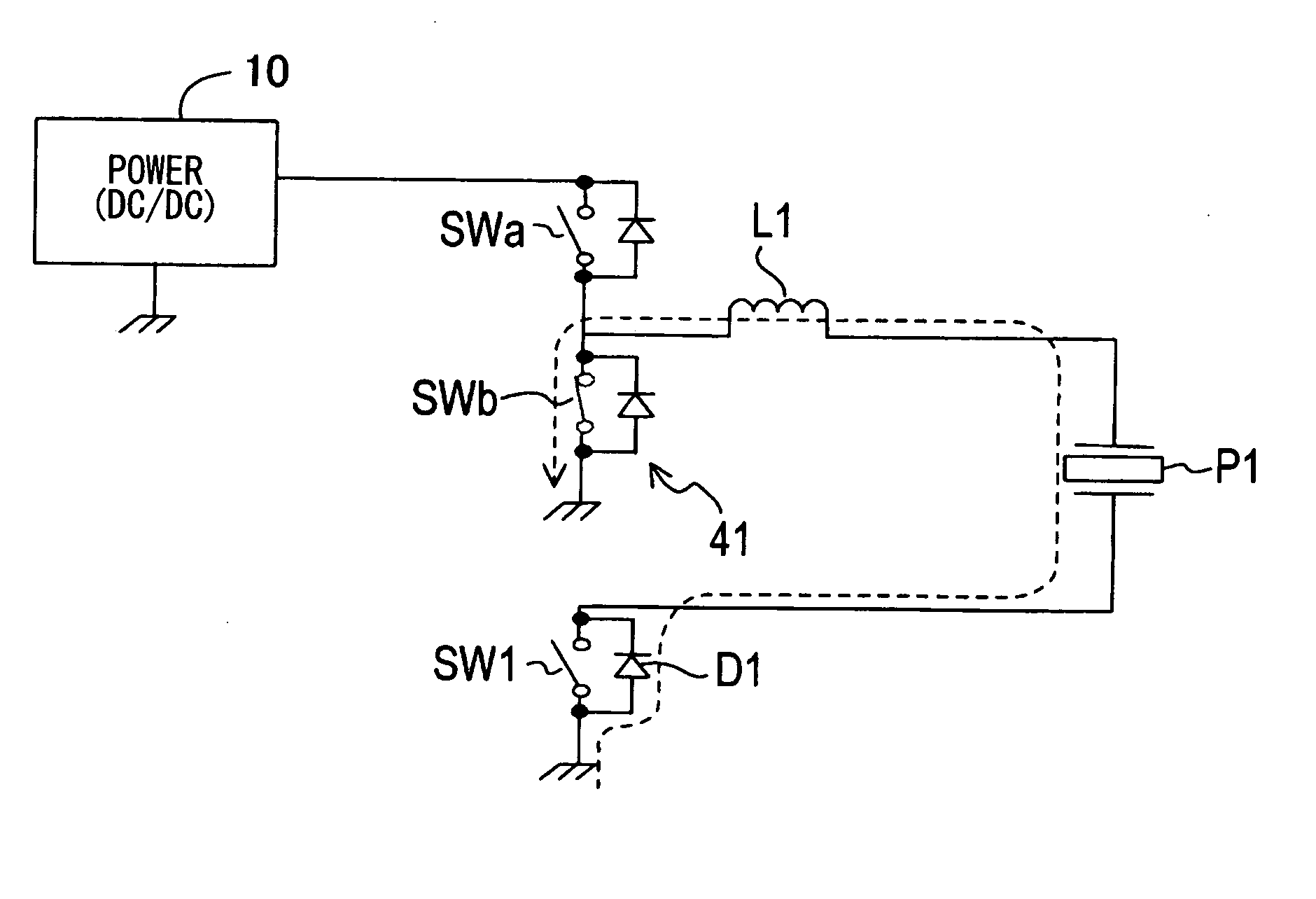 Piezoelectric actuator driving device and method