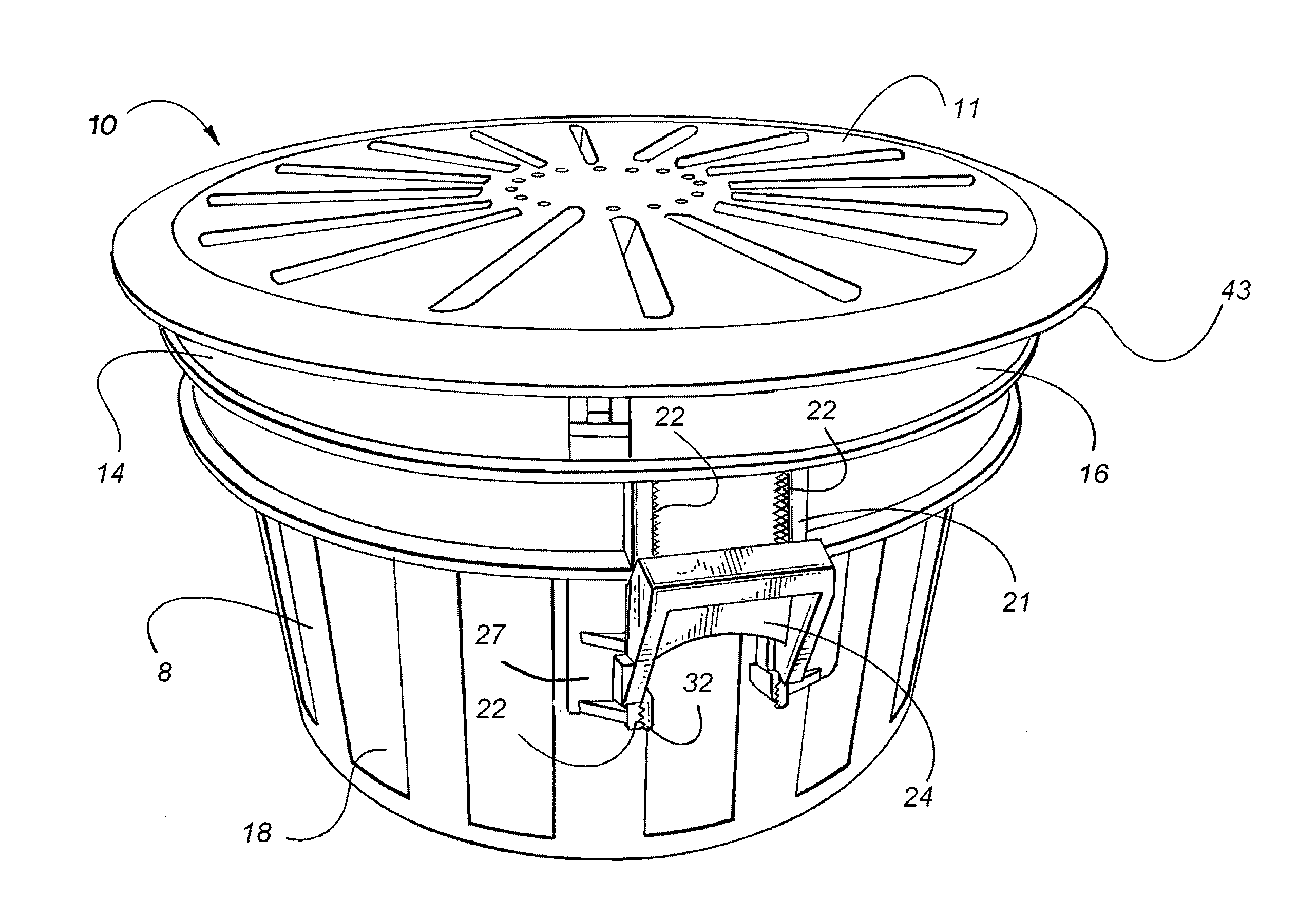 Diffuser mounting flange