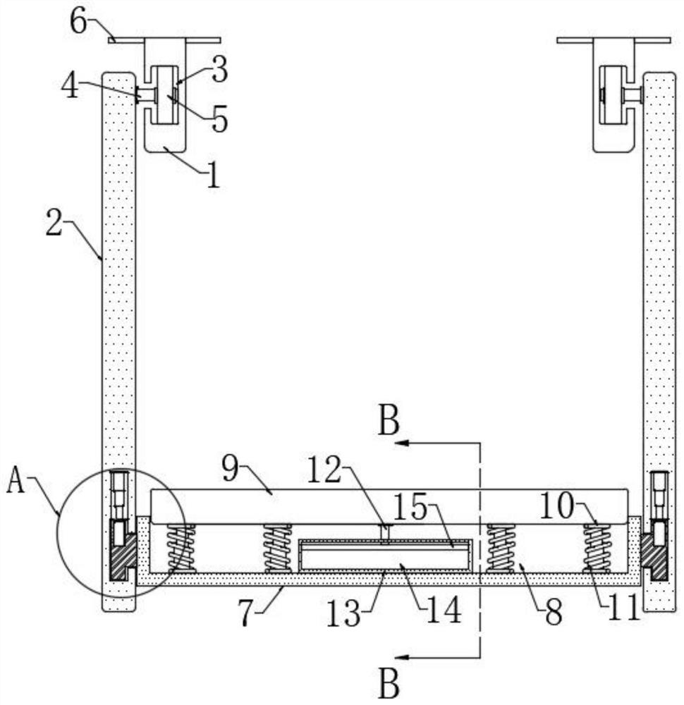 Sliding rail hanging bracket plate for mounting mechanical automation equipment