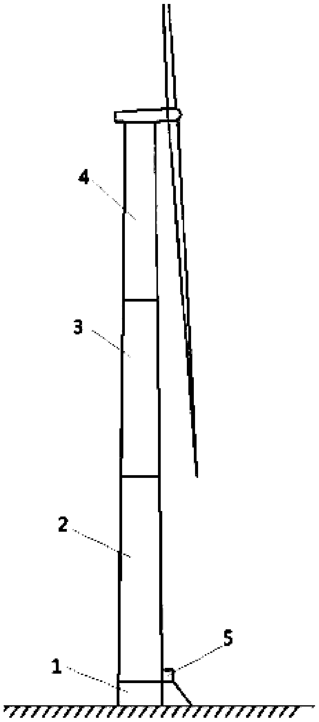 Tower cooling system and its temperature control method