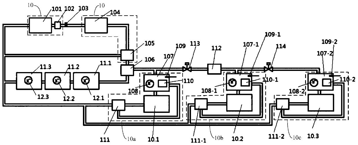 Tower cooling system and its temperature control method