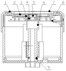 An electronic hookah structure