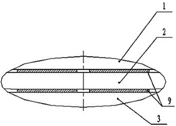 Variable cross section plate spring assembly