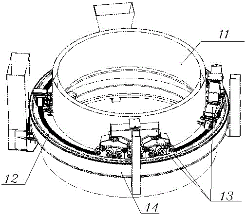 A new type of slewing support device for pile-wound crane