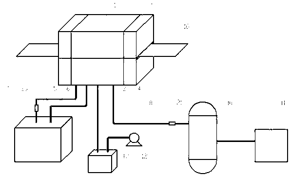 Intelligent horizontal spray-dyeing device and use method thereof