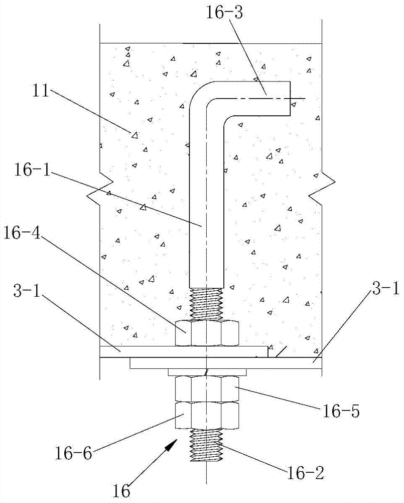 Reinforced structure of a slab girder bridge and its construction method