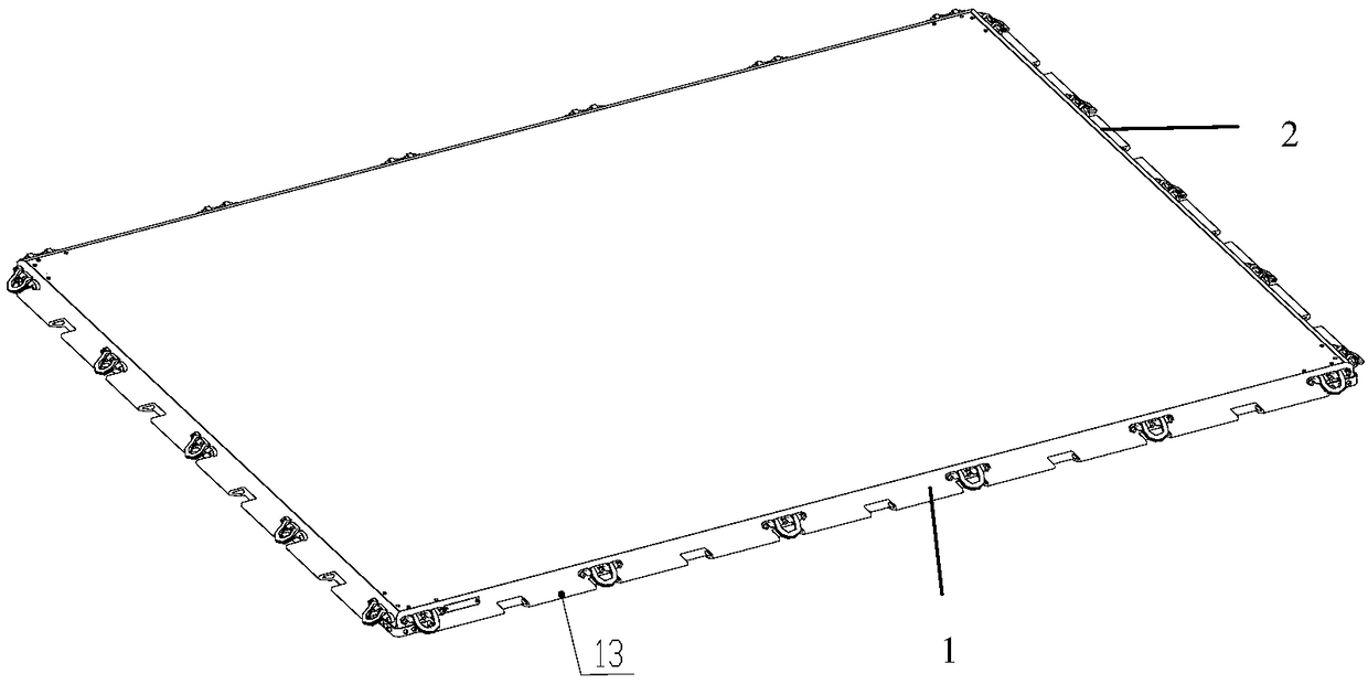 Air transportation packaging tray based on RFID technology