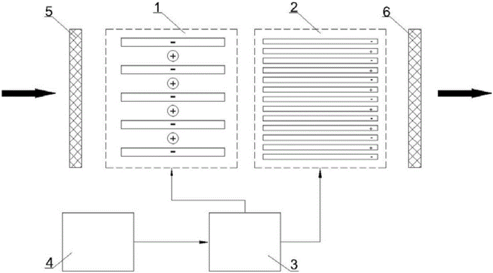 Double-voltage air purification method