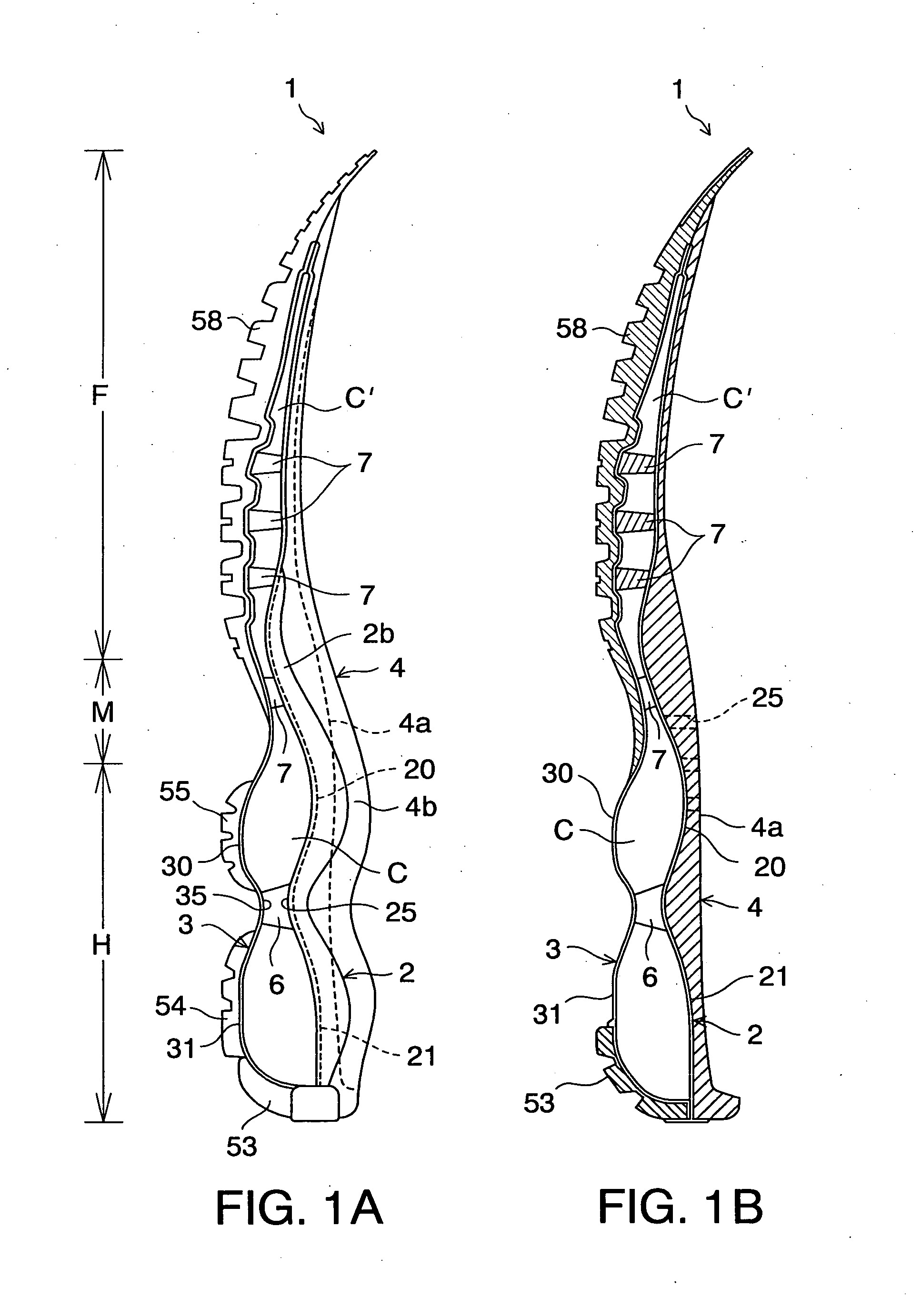 Sole structure for a shoe