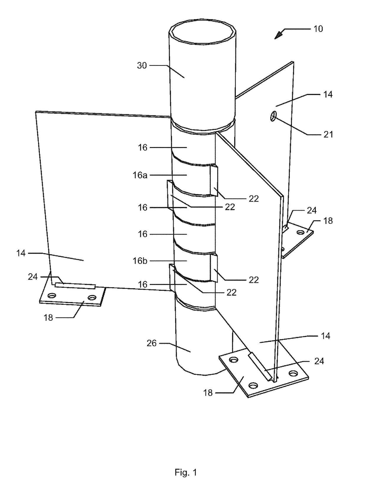 Building frame connector and method of use