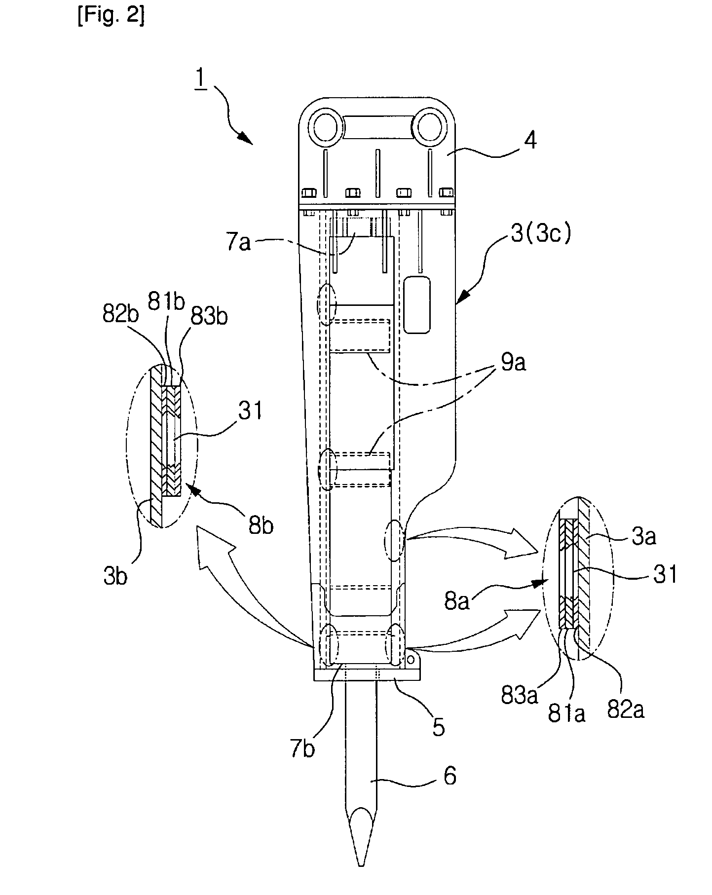 Hydrulic  breaker assembly