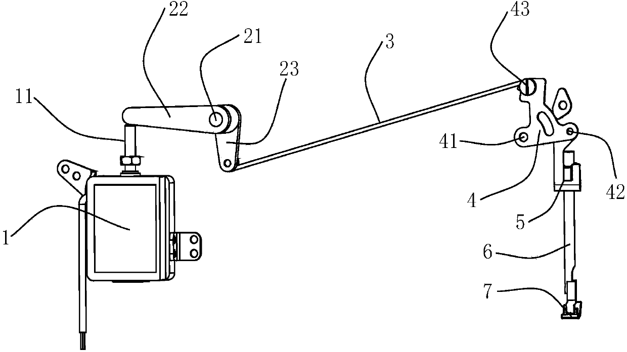 Automatic lifting mechanism for presser foot of sewing machine