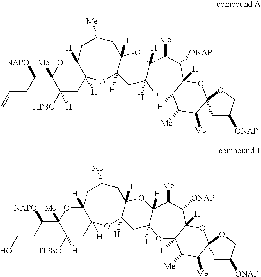 Method for synthesis of ciguatoxin CTX1B and compounds useful for the synthesis of ciguatoxin CTX1B