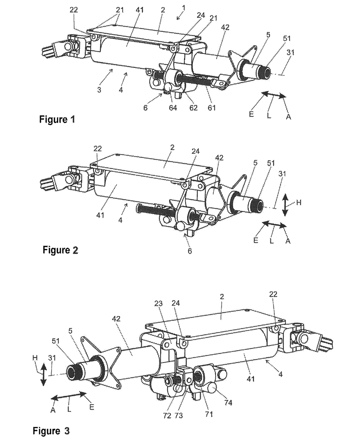 Motor-adjustable steering column for a motor vehicle