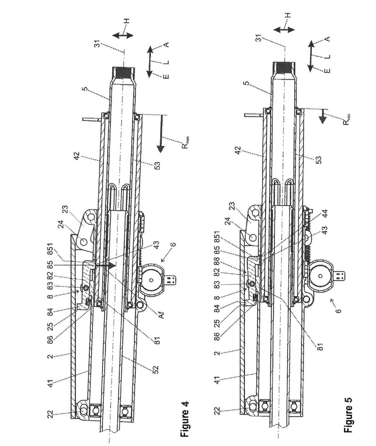 Motor-adjustable steering column for a motor vehicle