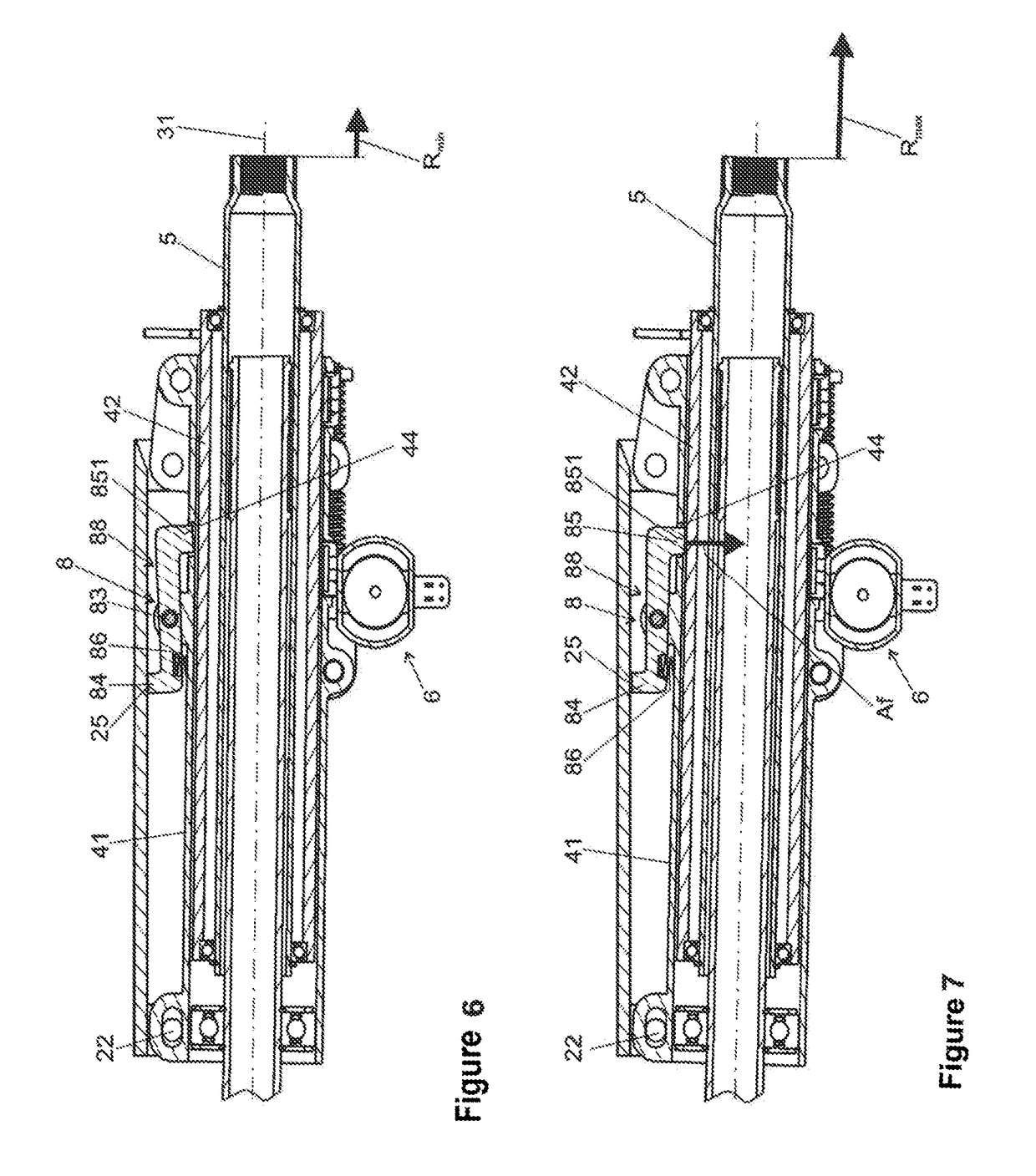 Motor-adjustable steering column for a motor vehicle