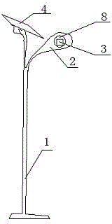 Energy-saving environment-friendly street lamp