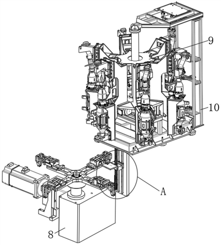 Dye mixing and toning integrated device for graphic design