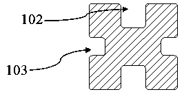 A phase shifter with a built-in transmission rod