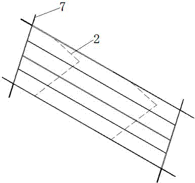 Assembly-type ecological net face geogrid pulling-opposite-type supporting structure