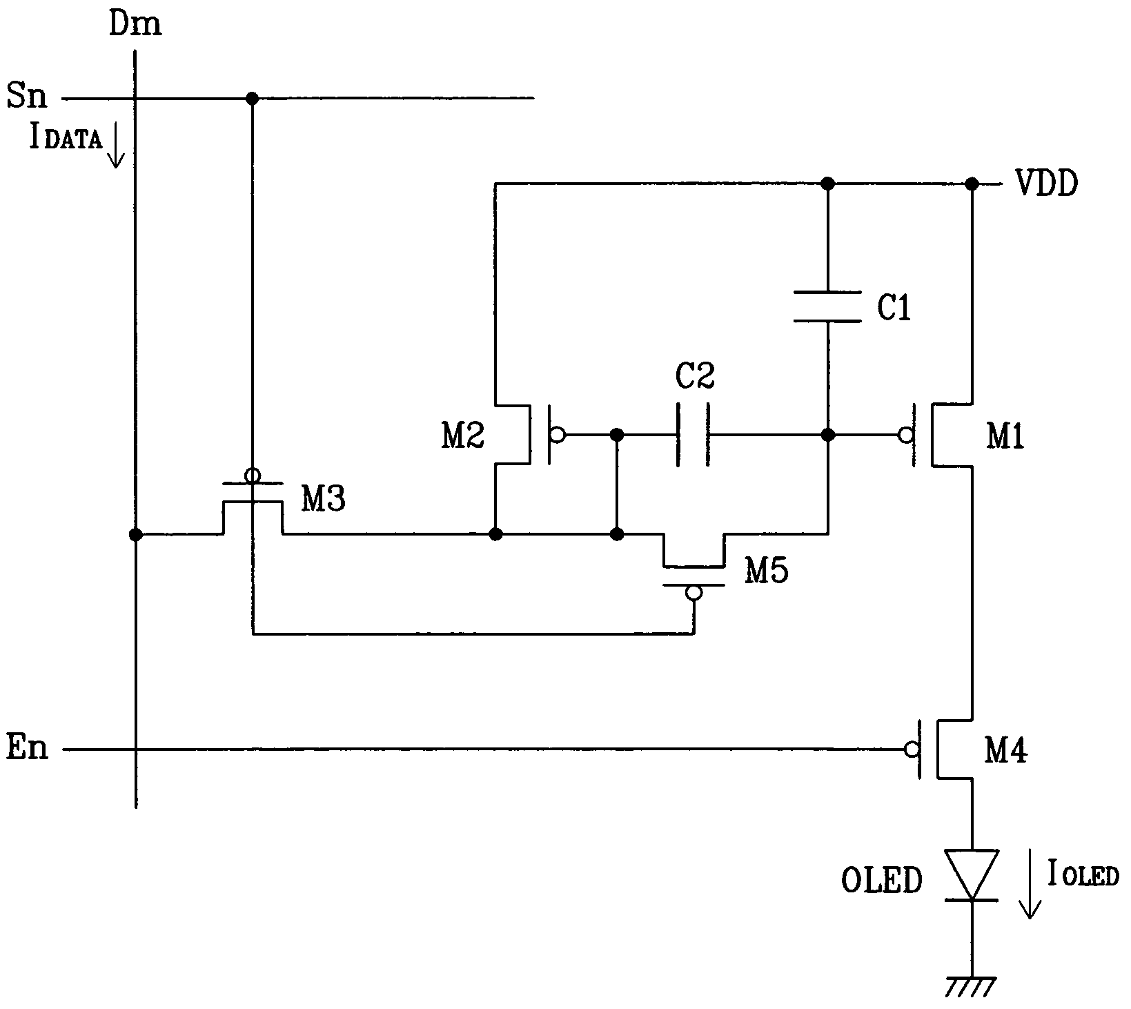 Light emitting display, display panel, and driving method thereof