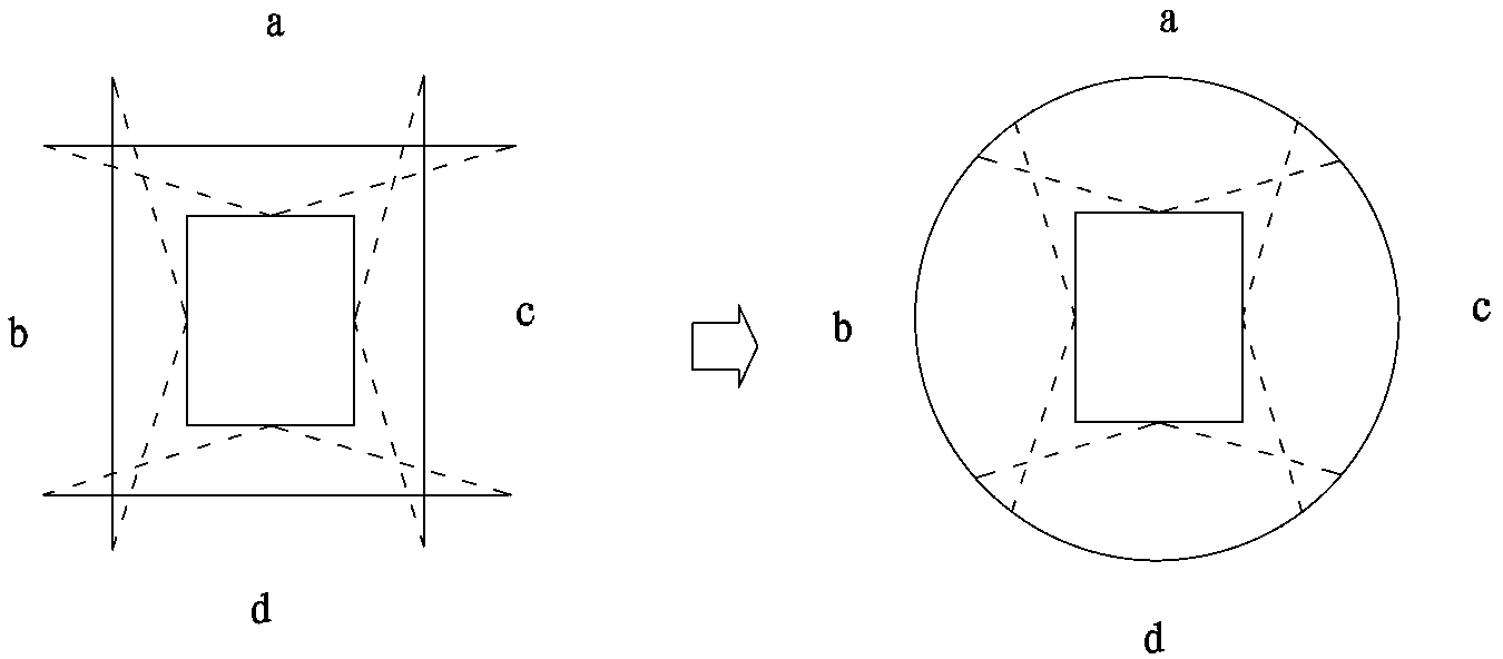 Automobile data recorder panoramic video generation method