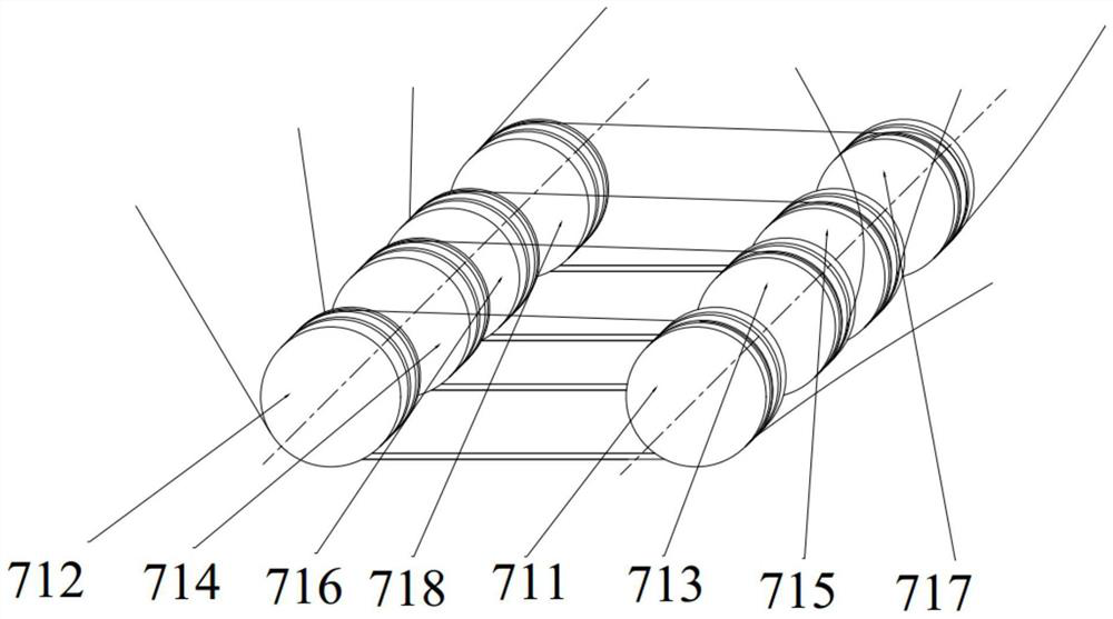 Wiring mechanism, wire winding method and wire treatment device and method