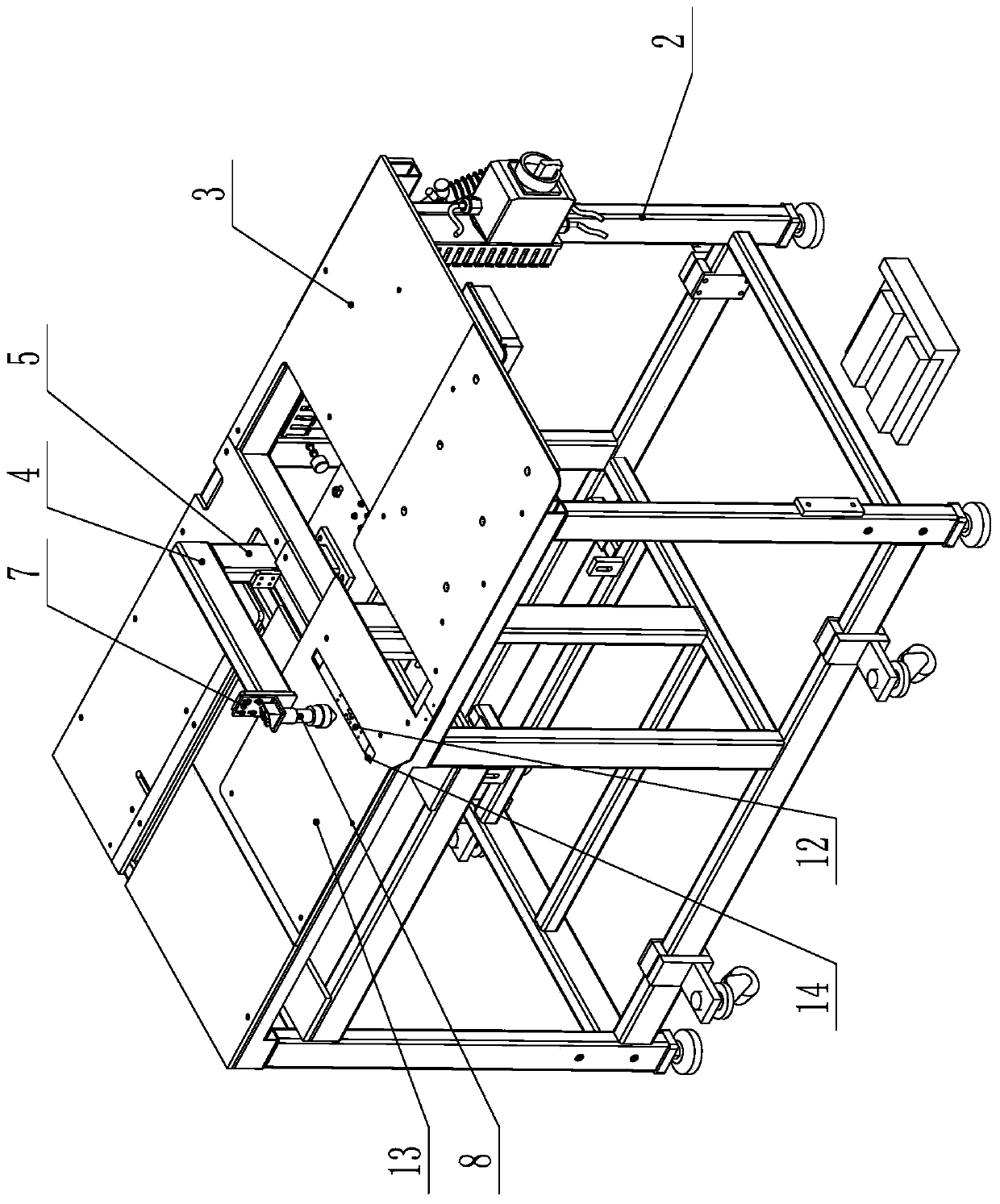 A laser cutting placket machine