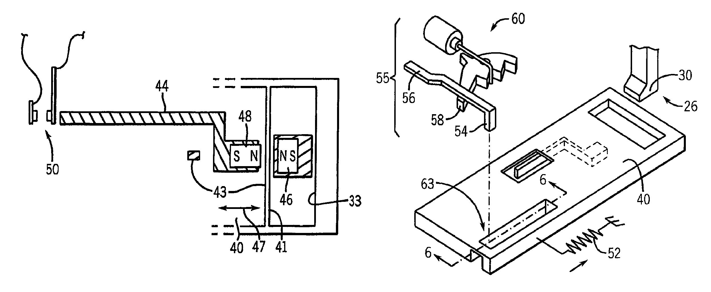 Lid lock with magnetic anti-tamper feature