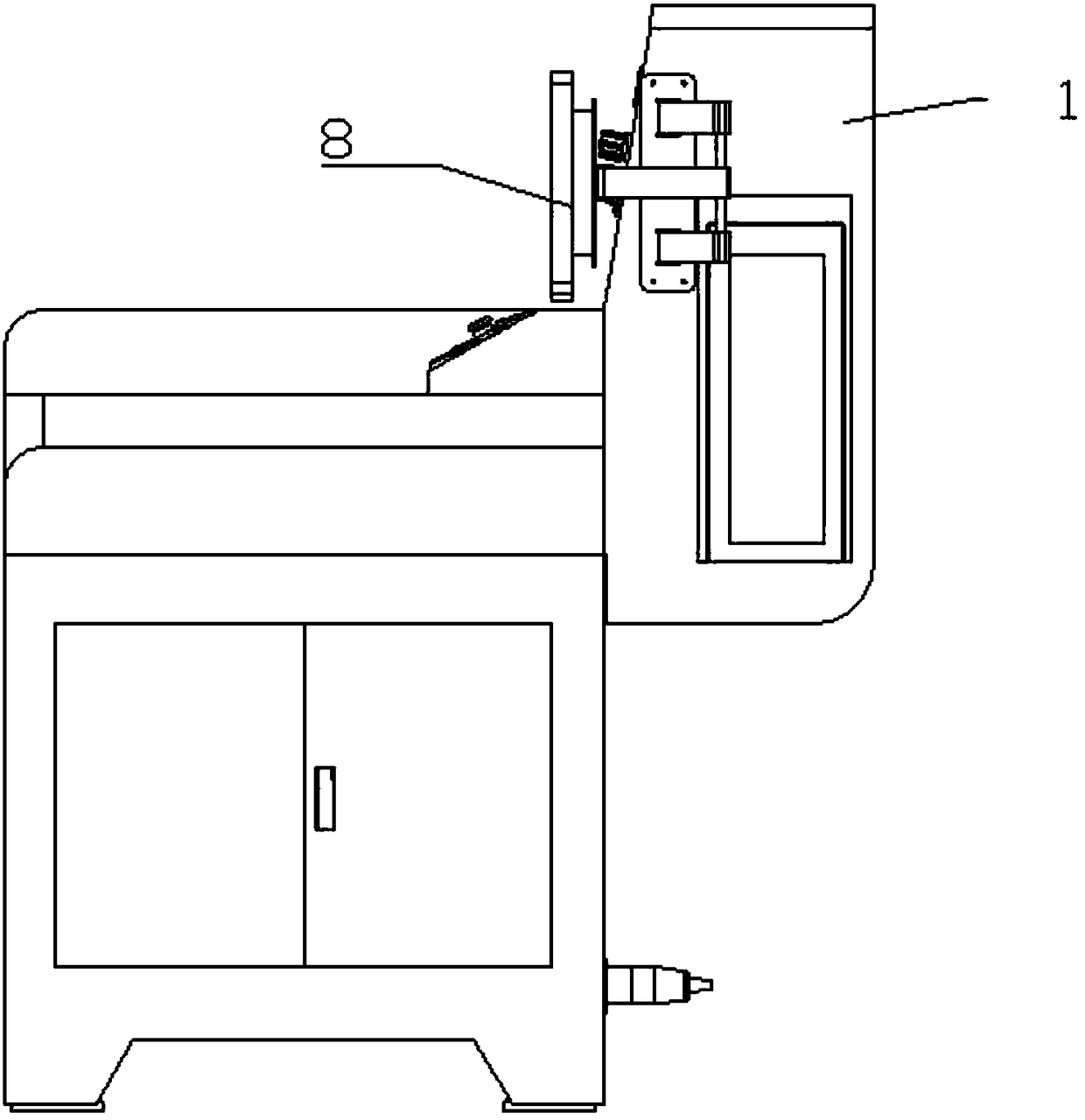 High-throughput micro full-automatic DNA (deoxyribonucleic acid) synthesis equipment