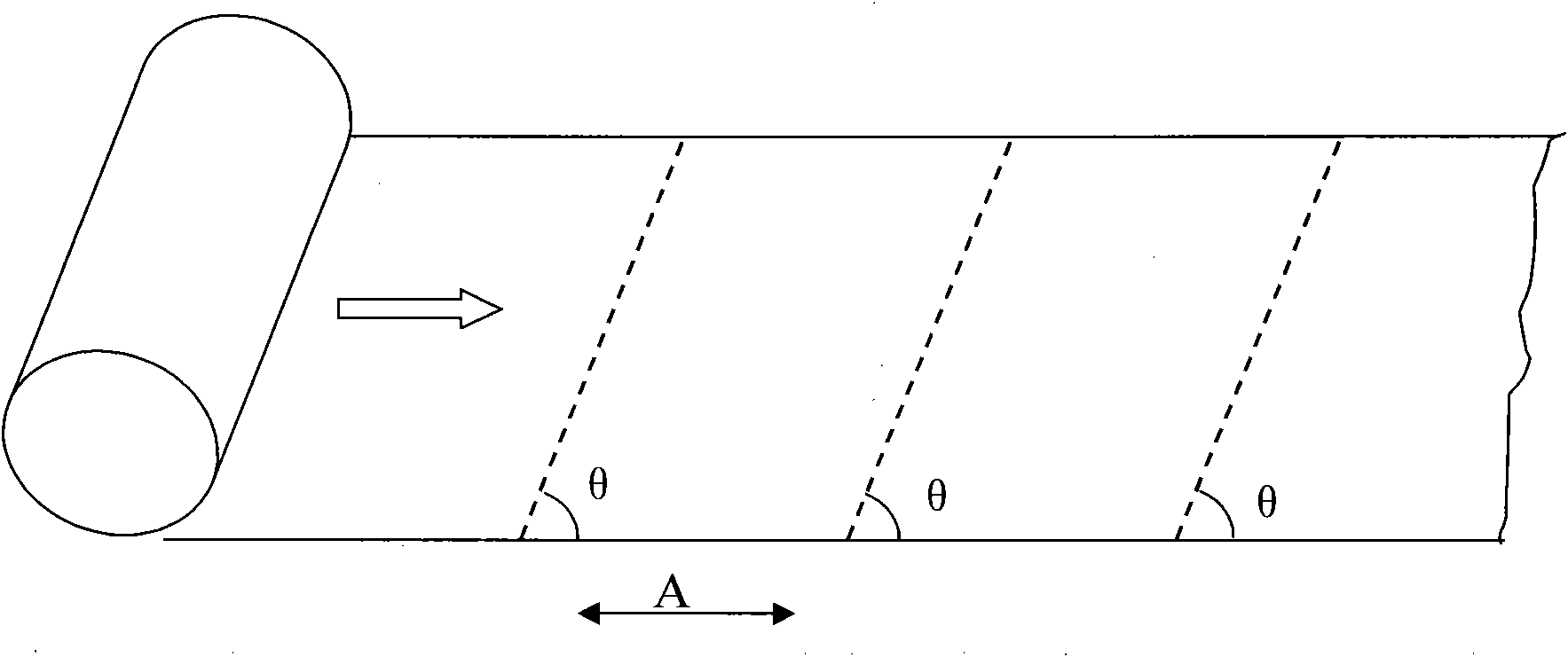 Production method of polaroid for STN (Supper Twisted Nematic) LCD