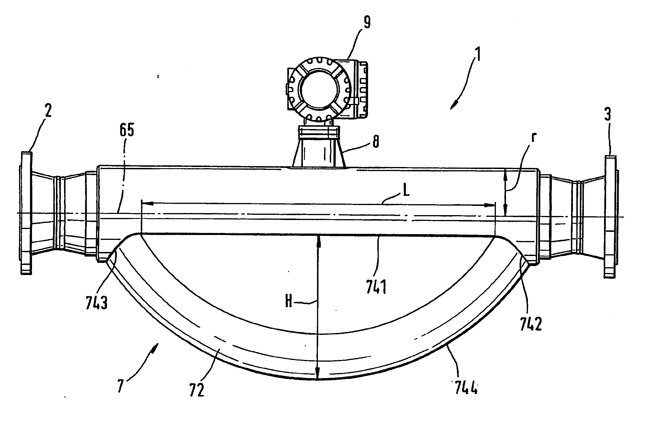 Vibration-type measuring sensor