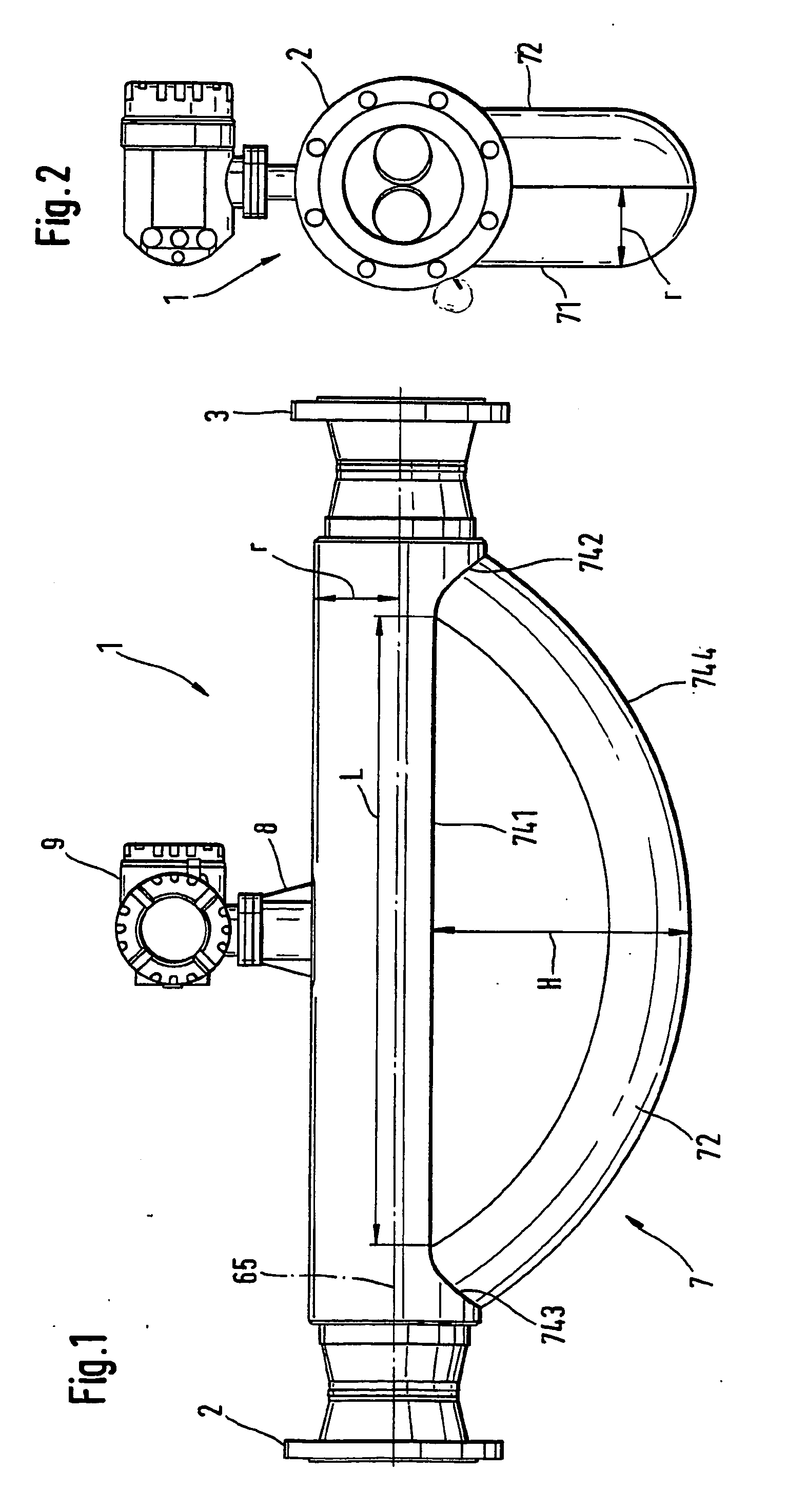 Vibration-type measuring sensor