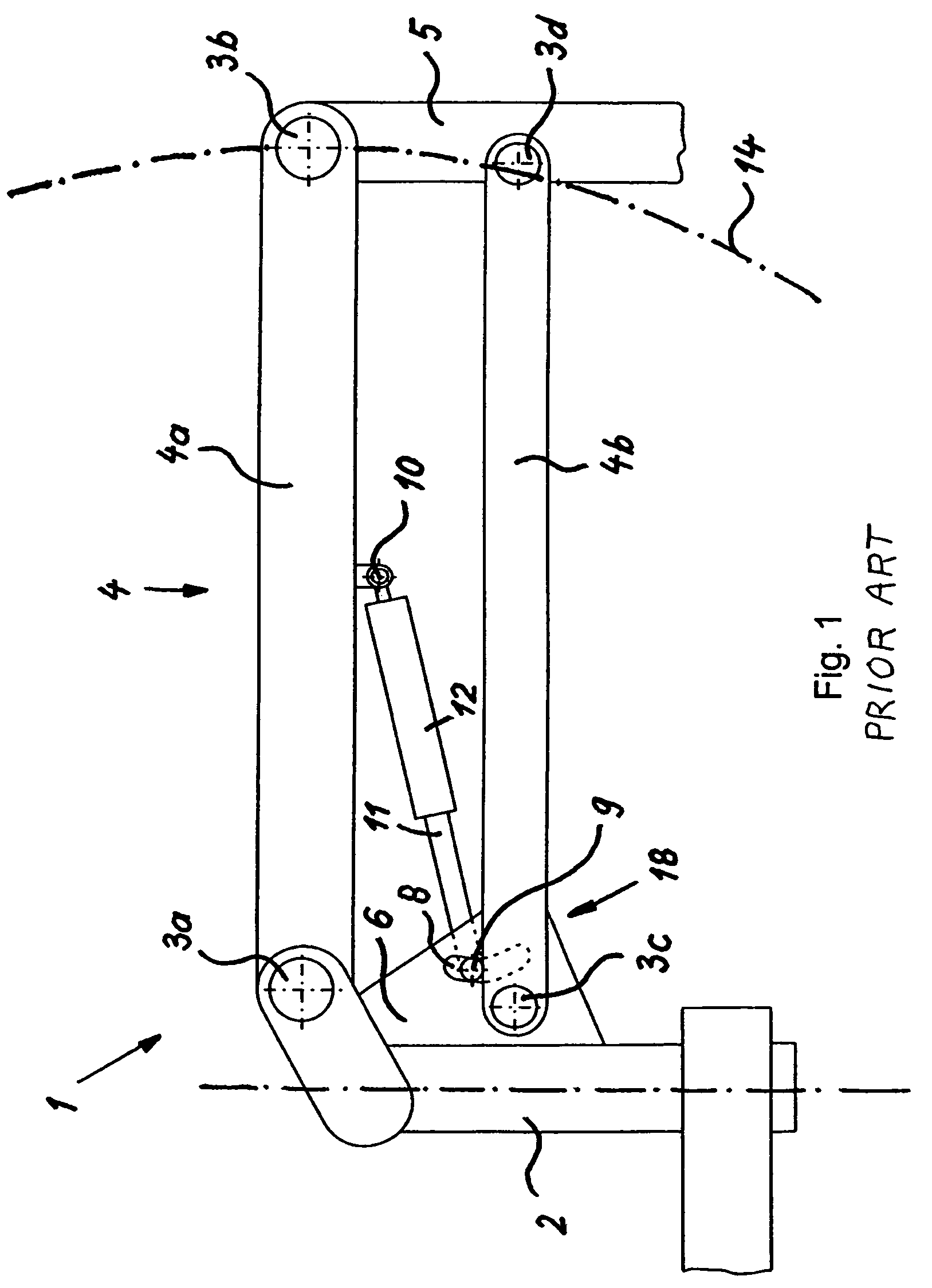 Stand, in particular for surgical microscopes, having an energy storage element