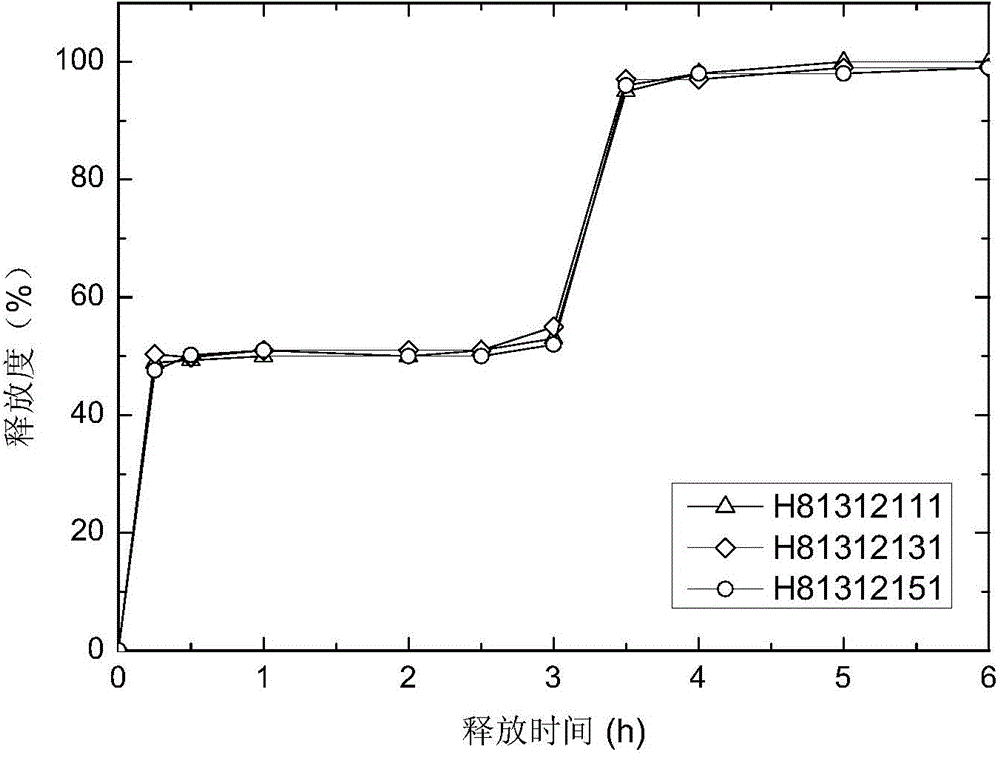 PH-independent zaleplon dipulse release capsule and method for preparing same