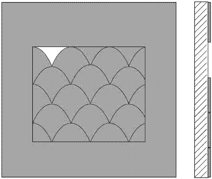 A kind of preparation method of decorative painting of thousand-layer carved ceramic plate