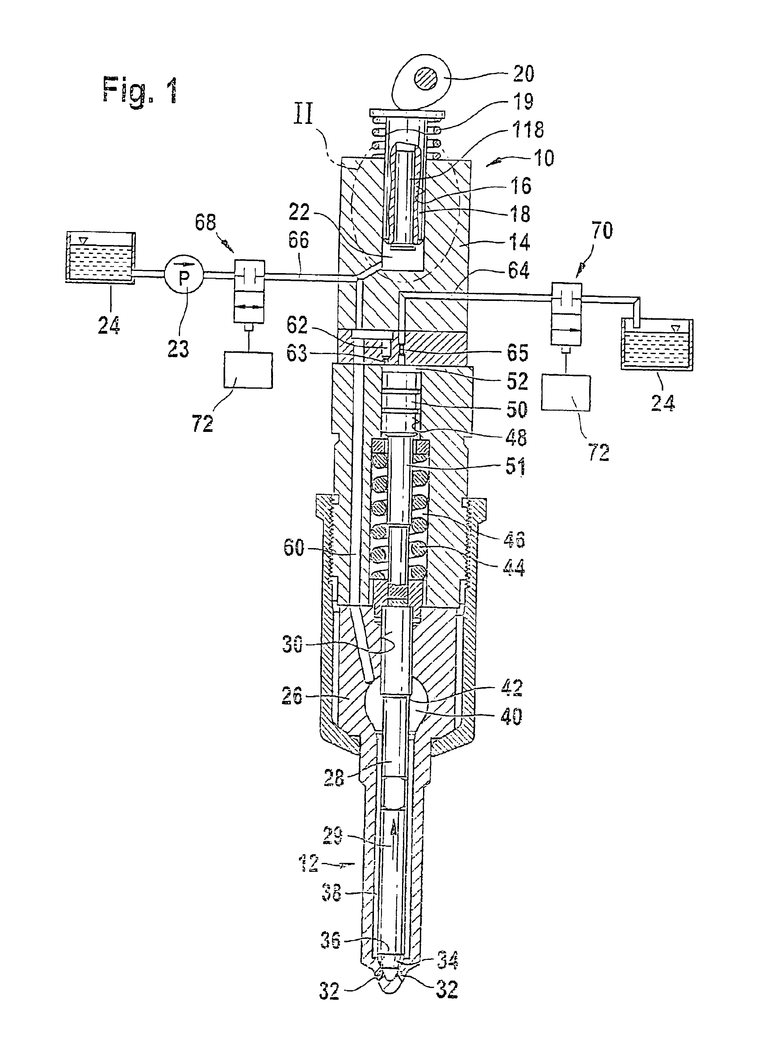 Fuel-injection device for an internal combustion engine