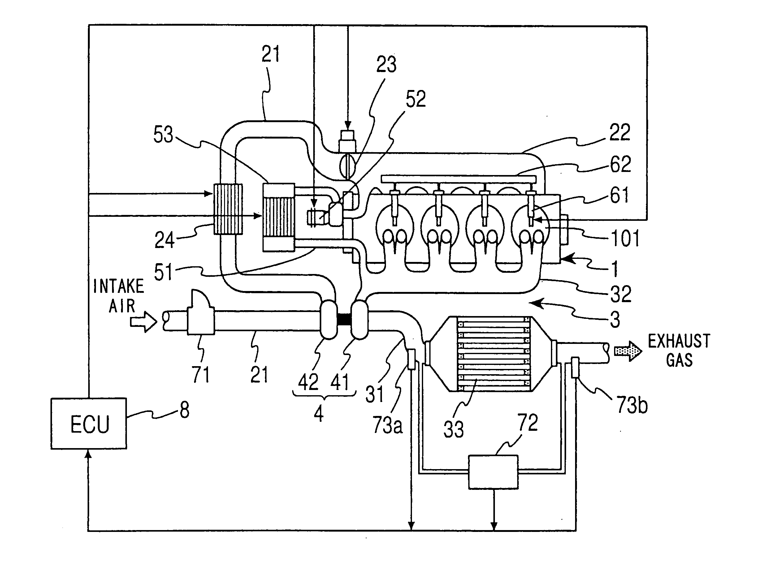 Exhaust emission control system for internal combustion engine