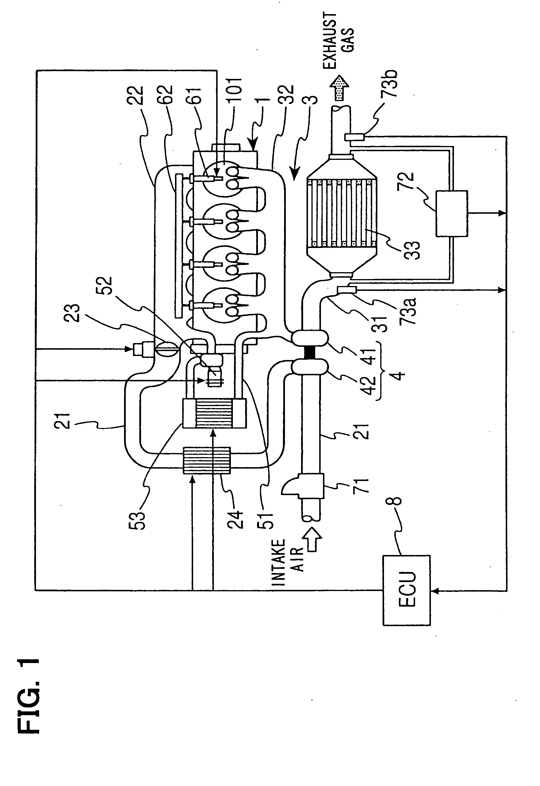 Exhaust emission control system for internal combustion engine