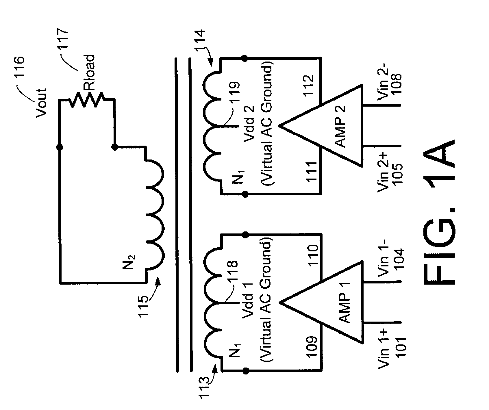 Systems and methods for power amplifiers with voltage boosting multi-primary transformers