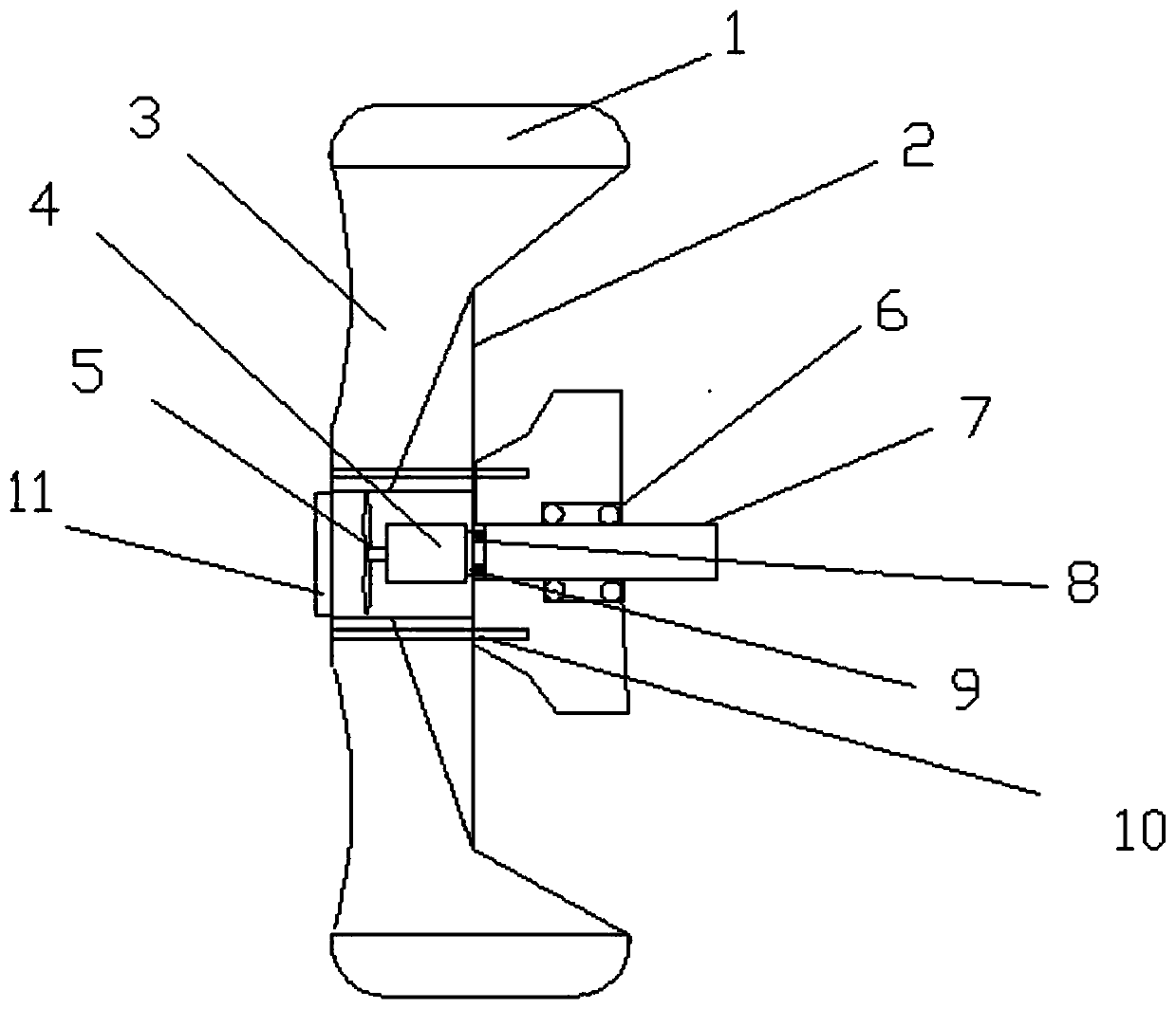 Wheel with power generation function