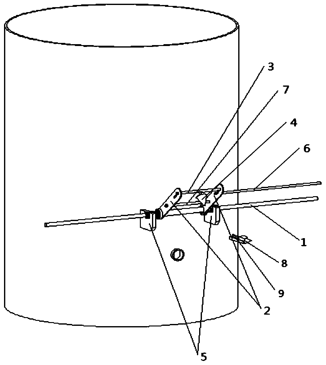 Casting furnace hole plugging device